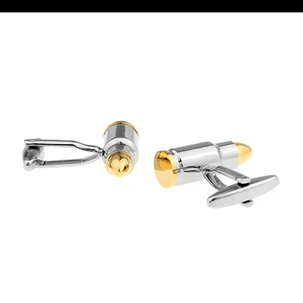 $7 BULLET CUFFLINKS. NEW. $7 IF BUNDLED - Picture 4 of 7